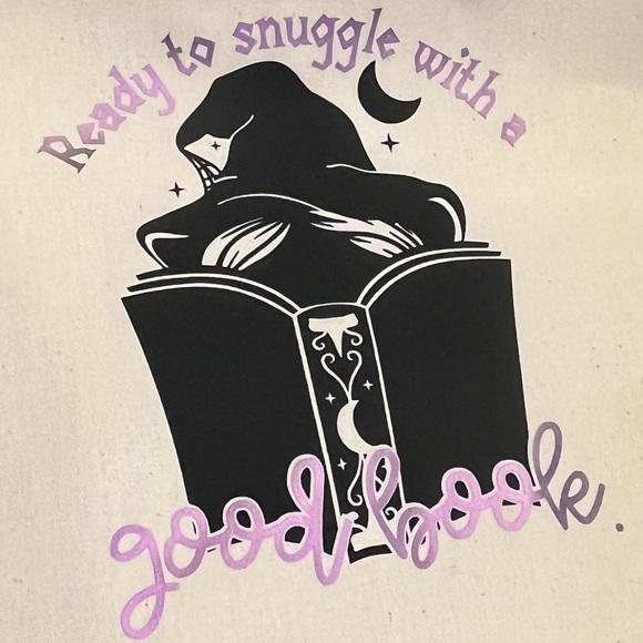 Canvas tote bag. Use for books, toys, beach towel, etc. - Picture 2 of 3